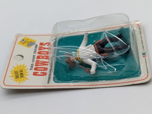 Vintage Pair Plastic Cowboy Western Take-Apart Toy Figures - S.S. Kresge Co. - Bild 7 von 8