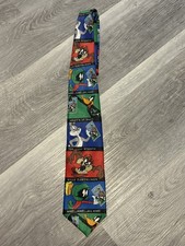 Vintage Looney Tunes USPS Stamp Collection Men's Neck Tie