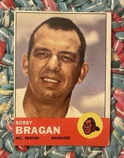 1963 Topps Bobby Bragan Milwaukee Braves Manager #73