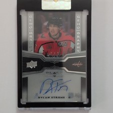 DYLAN STROME 2025-26 UD CLEAR CUT BLACK DIAMOND GEMOGRAPHY AUTO #GAA-AP CAPITALS