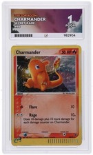 Pokémon TCG Charmander EX Dragon Holo Card 98/97 Secret Rare ACE 1 POP 1 on eBay
