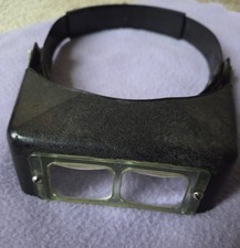 Vintage Donegan Optical Opti-VISOR Binocular Magnifier, Adjustable Headband