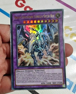 1* DRAGON EXPLOSION TWIN BLUE EYES EDITION Ultra Rare LCKC-IT058 YU-GI-OH 