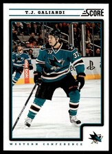 2012-13 Score T.J. Galiardi San Jose Sharks #400