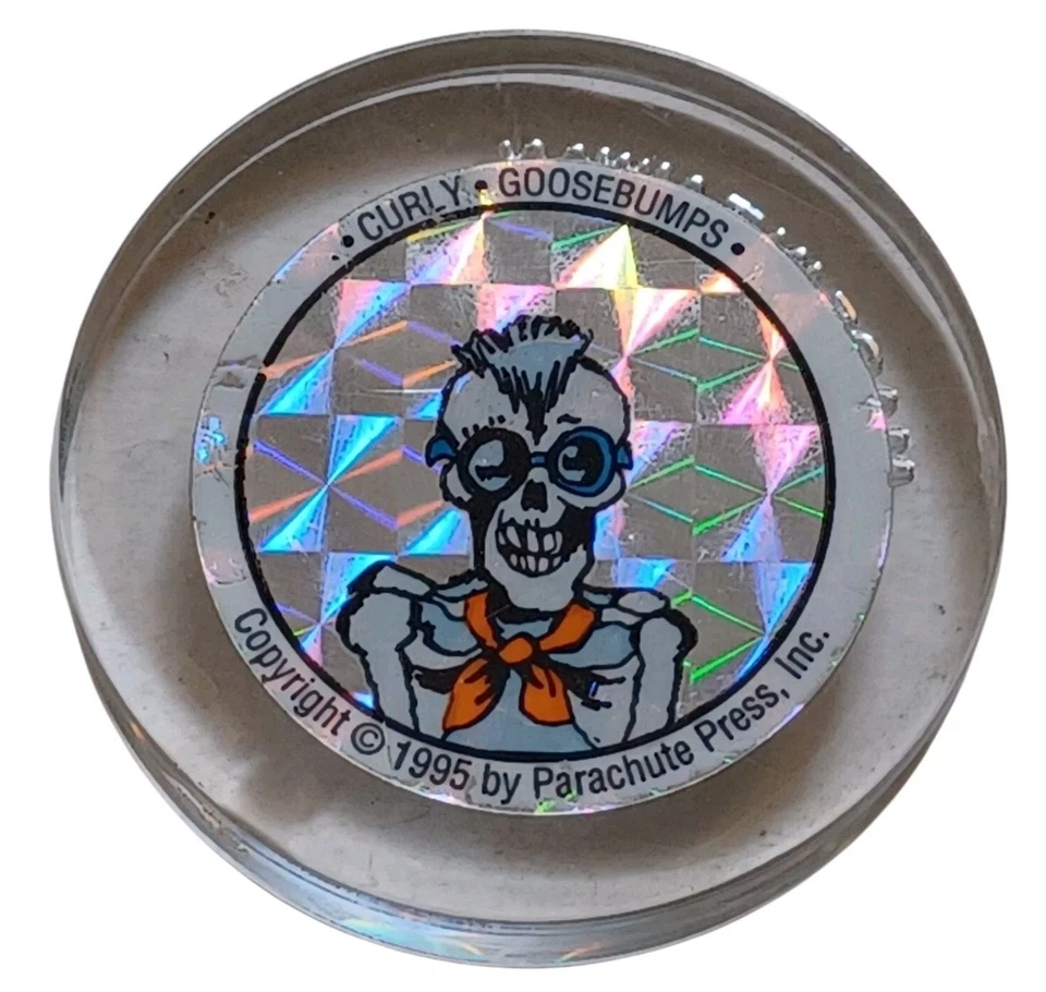 Lot of 12 Goosebumps Pogs + Slammer + Official Collectors Book - Image 2 of 4