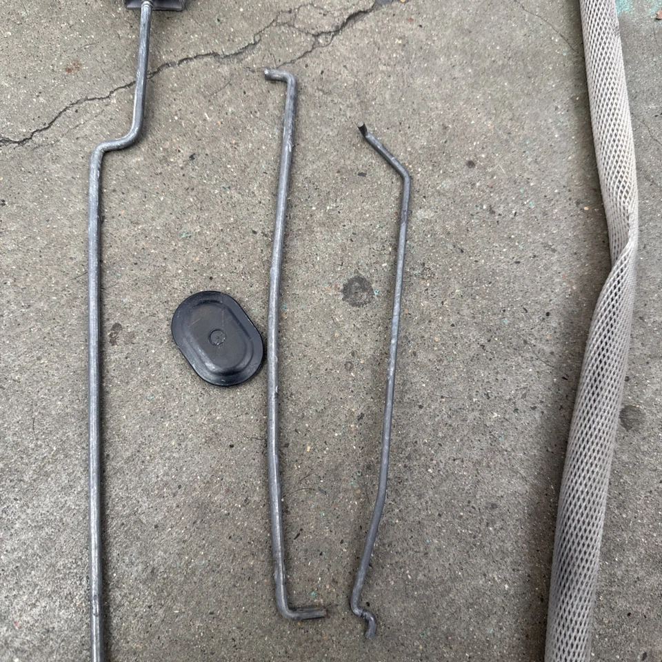 98-01 Dodge Ram 1500 2500 3500 Quad Cab conductor puerta delantera izquierda pestillo barras de bloqueo Foto 2 de 4