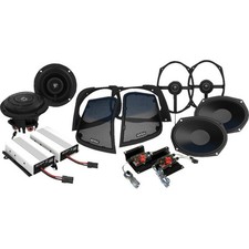 Wild Boar Audio 800-Watt Amp/Speaker Kit W/Lid Adapter 4 Harley 14-24 FLH