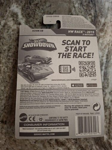 2015 Hot Wheels Scion XB HW Race: X-Raycers Yellow - Picture 2 of 2