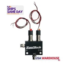 Fueltech Usa 5010100058, Kit Black Aluminum Boost Controller Dual Valve Kit 