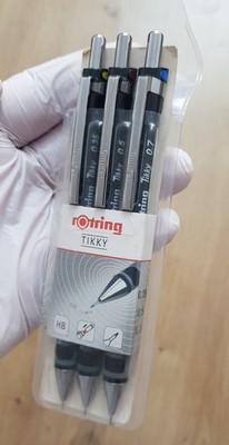 Rotring Tikky Set   3 Druckbleistifte 0.35/0.5/0.7 mm   Neu & OVP, Sammlerstück
