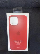 Apple Silicone Case with MagSafe for iPhone 12/12 Pro - Red Apple Silicone Case with MagSafe for iPhone 12/12 Pro - Red
