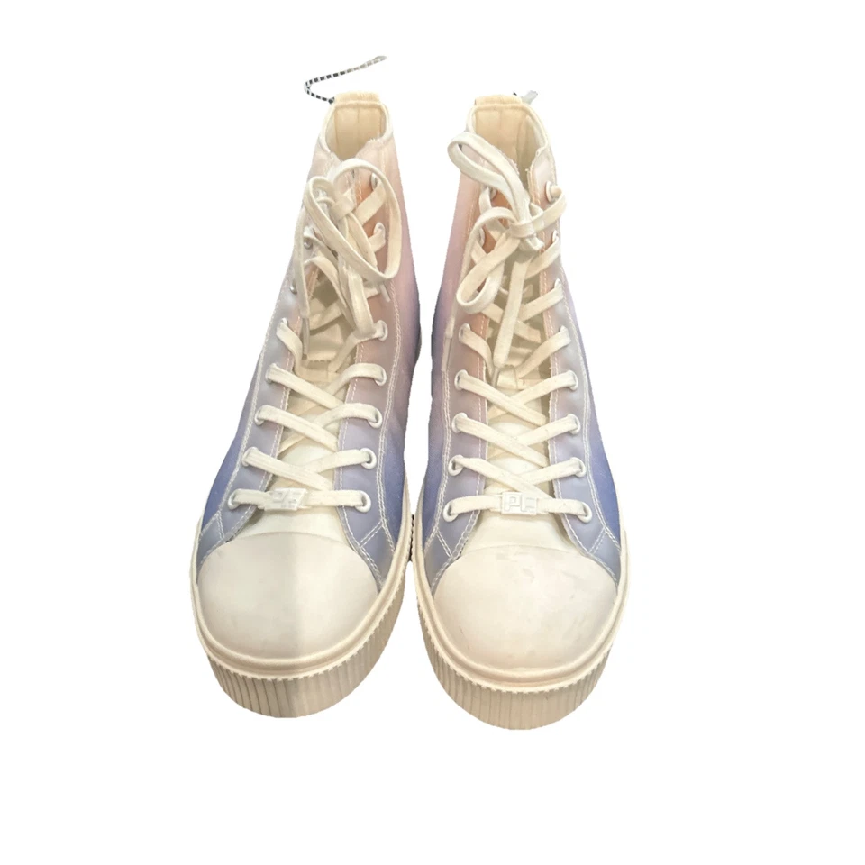 PF Flyers Unisex Hi-Tops Hombre 7 1/2 y Mujer’s 9 Tenis Blanco Suelas de Goma Foto 4 de 4