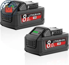 Replacement 18V Lithium Battery with LED Indicator for Cordless Tools