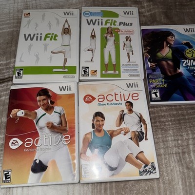 5 Nintendo Wii Workout Games Wii Fit & Plus Zumba And Active 1 & 2