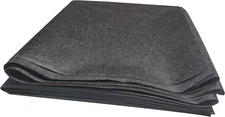 3 Yds. X 63 Ins. Upholstery Dust Cover Fabric Replacement, Non-Woven Black Cambr