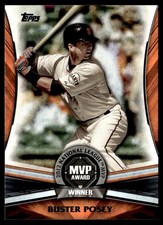 2017 Topps Update MVP Award Winners Buster Posey San Francisco Giants #MVP-24