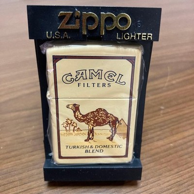 Zippo Camel Turkish Cream Matte Pocket Lighter Beige Design Ungeöffnet USA