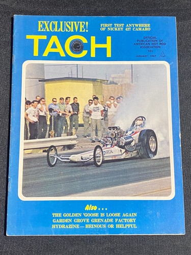 1967 TACH Magazine January Official Magazine Of The AHRA Don Garlits Dragsters