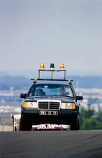 Mercedes Pace car followed by a Silk Cut Jaguar Jaguar XJR 8 24 H- 1987 Photo