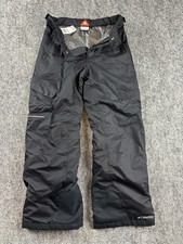 Columbia Pants Kids Large Black Omni Heat Bugaboo Snow Ski Boys Girls 28x28
