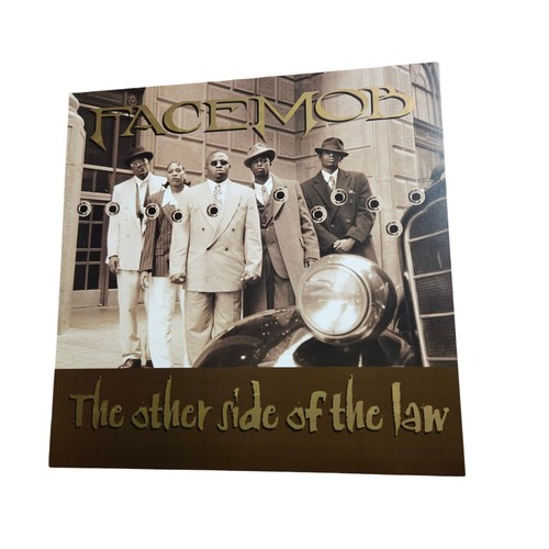 Facemob The Other Side Of The Law VTG 1996 Promo Flat Poster 12x12 Double Sided