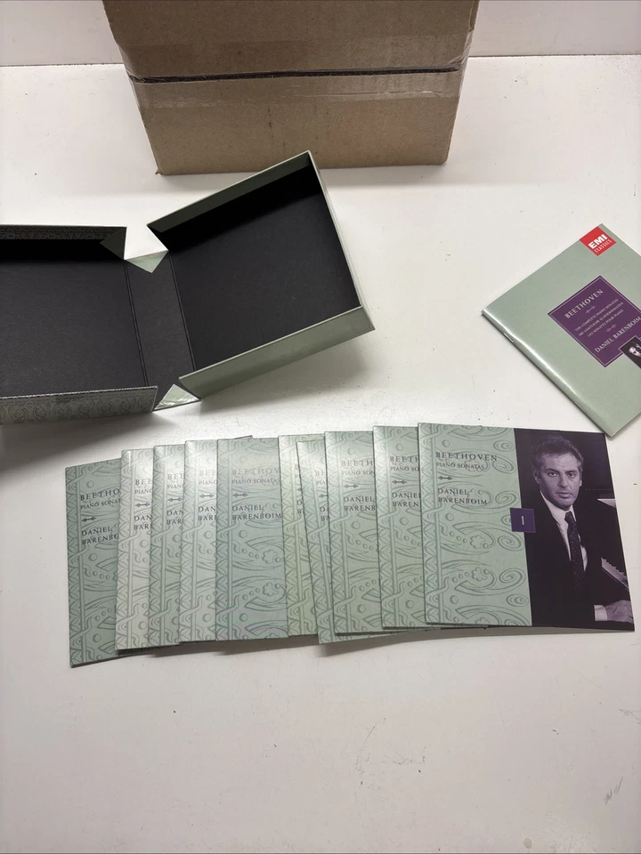 Beethoven The Complete Piano Sonatas Daniel Barenboim 10 CD Box Set EMI Classic Foto 3 de 4