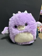 Squishmallows Fuzz A Mallows Dina the Dragon 5” New With Tags