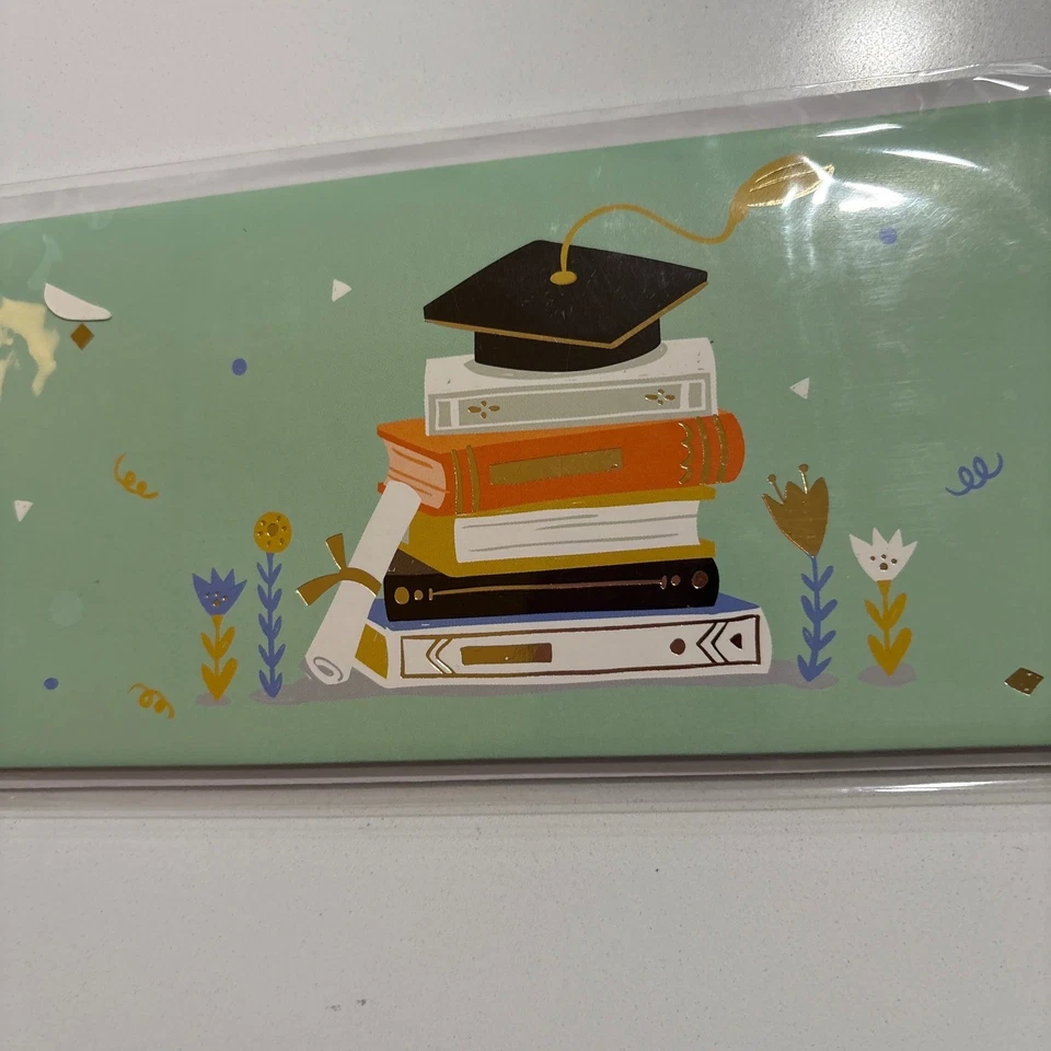 Skink Cap Gown With Paper Stinkin' Smart Graduation Money Holder Greeting Card - Image 2 of 4