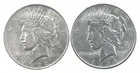 1922 & 1924 & Peace Silver Dollar $1 Bullion Collection Lot *850