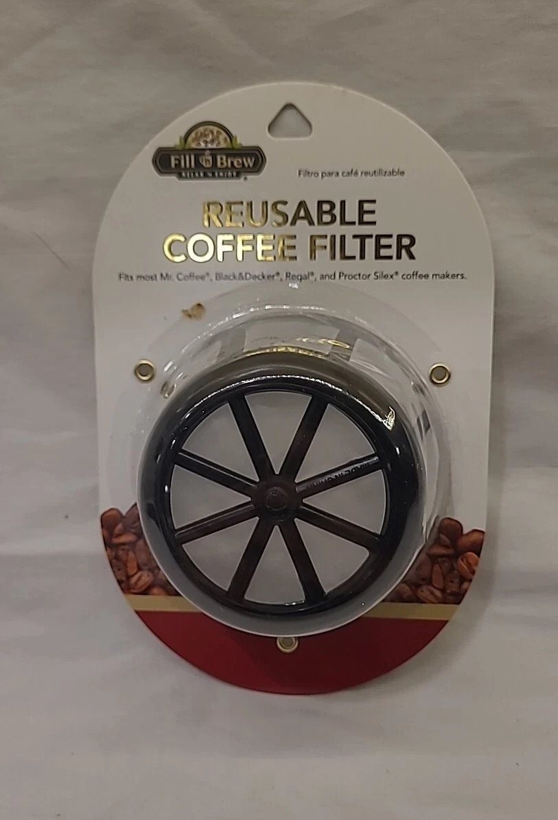 Fill & Brew Reusable Coffee Filter #16824 -Fits Most Coffee Makers- BPA Free