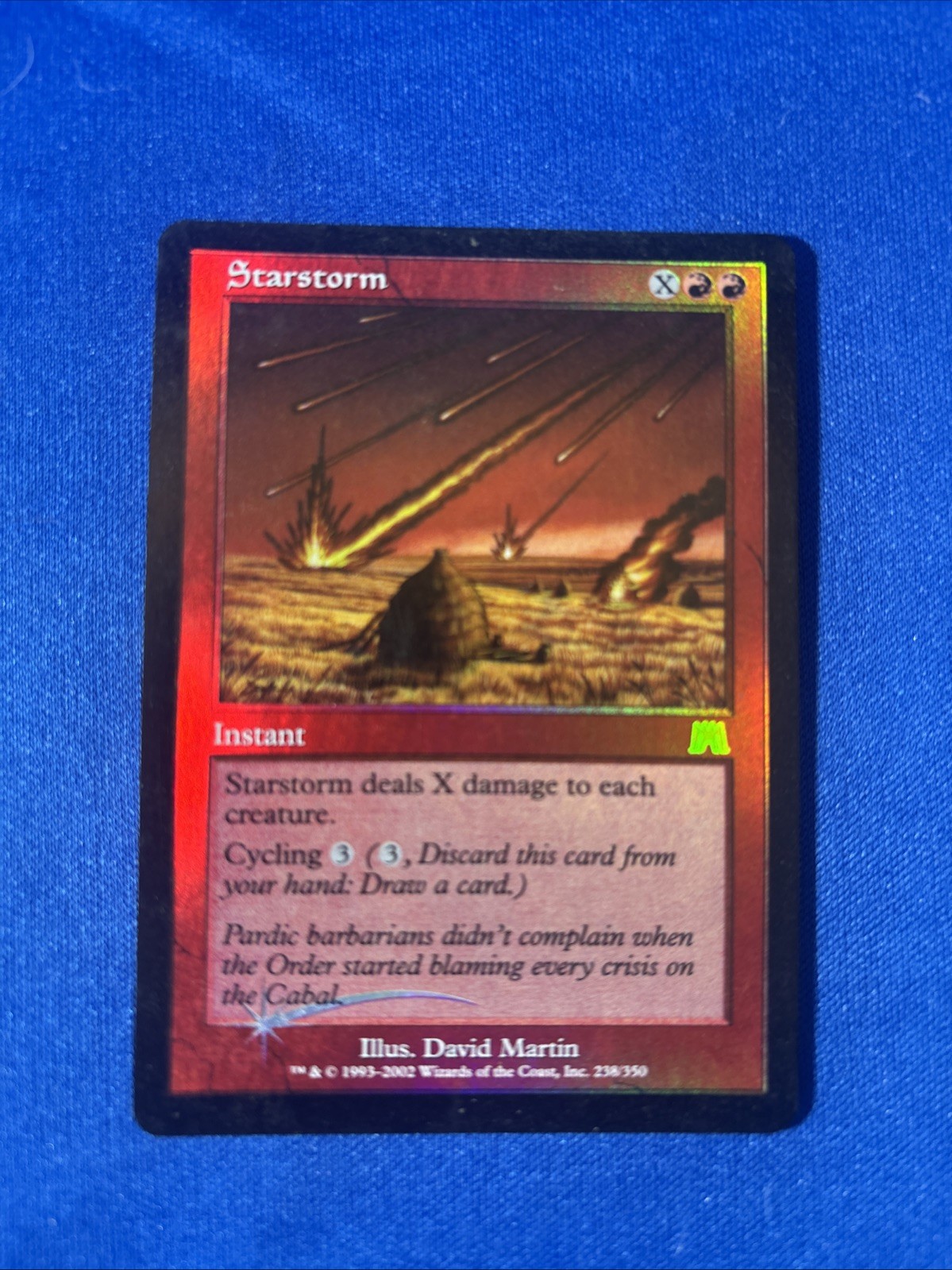 1x FOIL STARSTORM x1 Onslaught Original LP MtG Magic fast shipping