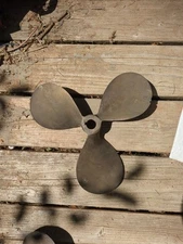 Antique  Brass  Side Coolidge Boat Propeller For Decoration !