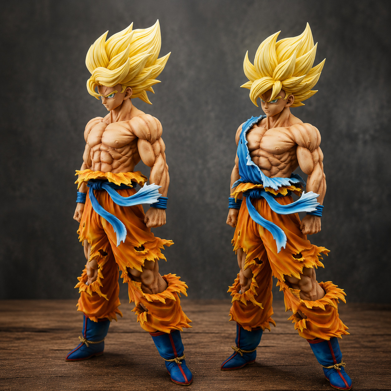 Figura Grande Dragon Ball Z Super Saiyan Son Goku Estatua Colección Regalo Juguete 11"