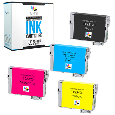 T125 Black Color Ink Cartridges Lot For Epson Stylus and WorkForce
