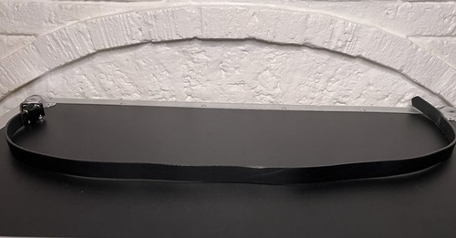 Women’s COACH Italy Vegetable Tanned Black Leather Belt Sz Large - Picture 7 of 7