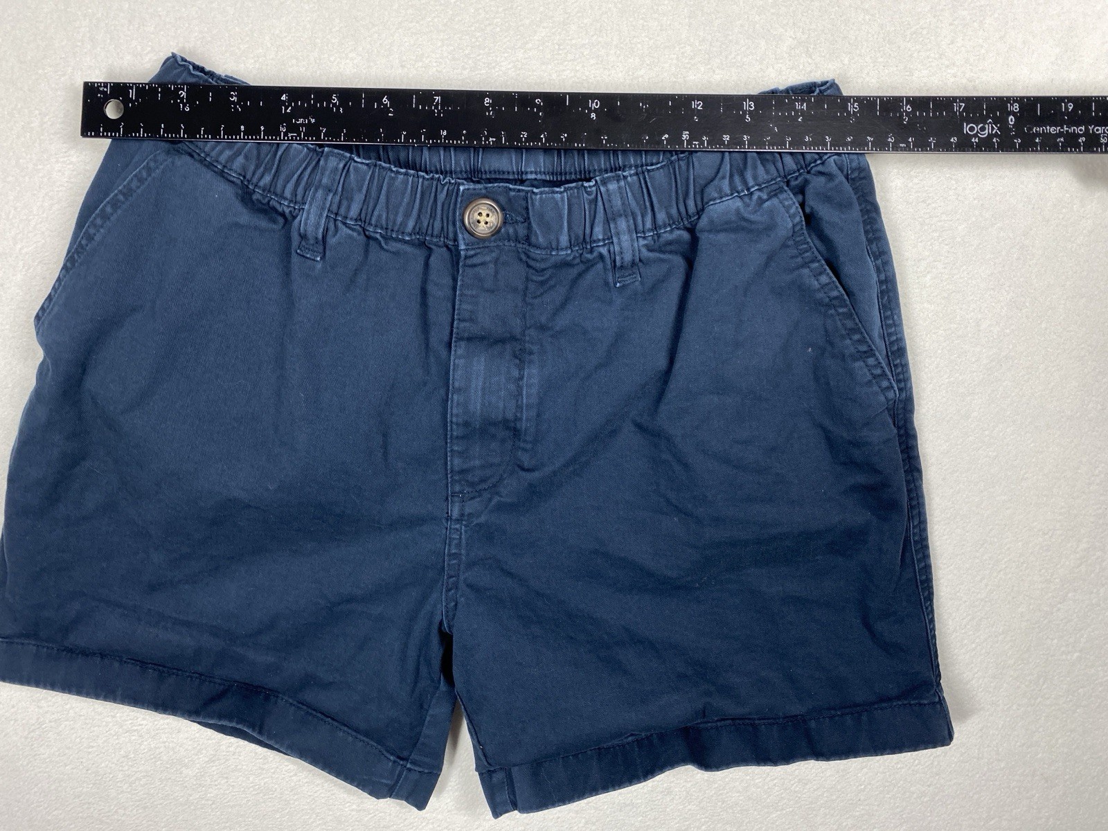 Chubbies Shorts Mens Med Blue Chinos 5.5" Inseam The Staples Stretch Camp Casual