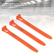Chicken Leg Rings 1-100 Numbered Chicken Identification Leg Bands Tags Reusable