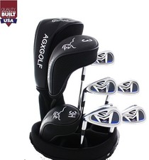 AGXGOLF BOYS' LEFT HAND MAGNUM COMPLETE GOLF CLUB SET: DRIVER 6-PW IRONS PUTTER