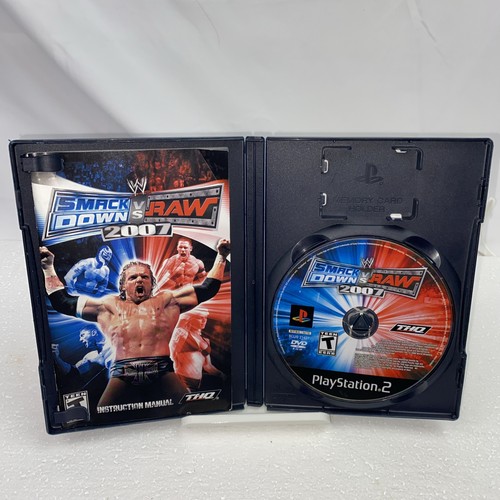 WWE Smackdown Vs. Raw 2007 Greatest Hits - Playstation 2 PS2 Complete CIB - Picture 3 of 3