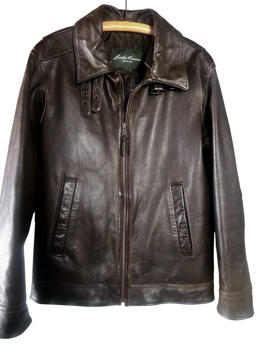 Eddie Bauer Leather Outer Shell Coats, Jackets & Vests for Men for