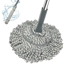Self Wringing Mop - Easy Squeeze Twist Mop with 52.5 Inch Long Handle, Heavy ...