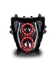 Kt Full Led Headlight Assembly For Suzuki Hayabusa Gsx1300r 08-20 Change Color