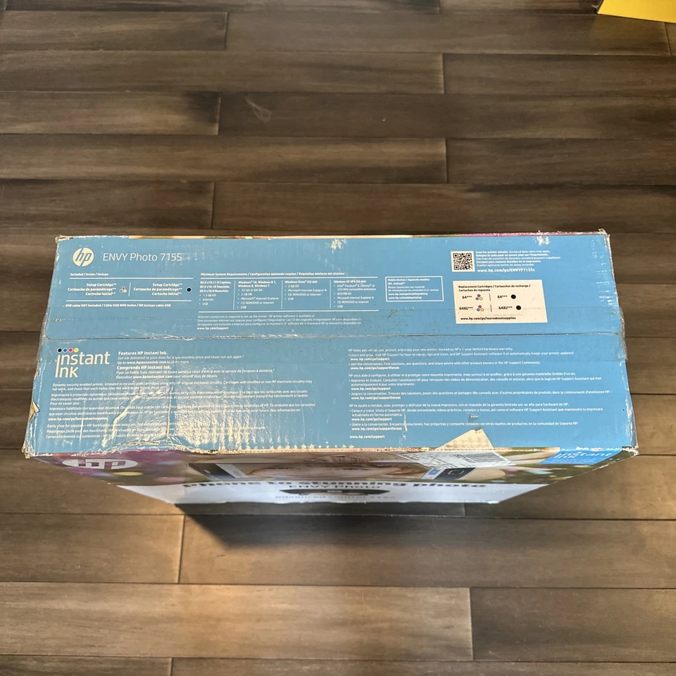 HP ENVY Photo 7155 Wireless All-in-One Color Thermal Inkjet Photo Printer - Image 2 of 4