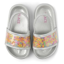 The Children's Place Girl's Baby Toddler Everyday Slide Sandals with Back Strap