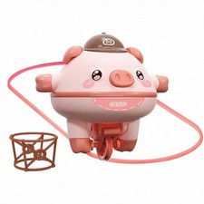 Roboter-Schwein mit F&uuml;hrungsseil Interaktiv Balancierspielzeug P&auml;dagogisch