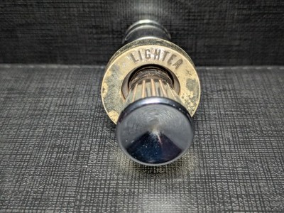 Vintage Chrome 12 Volt Automobile CUNO CIGARETTE LIGHTER
