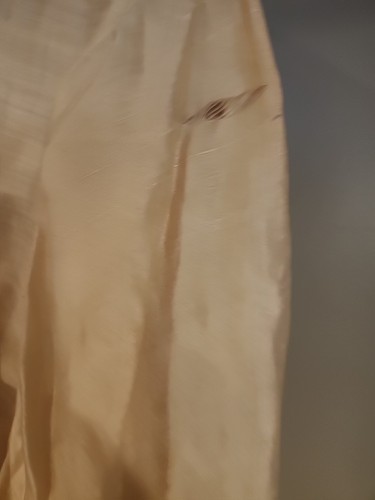 Schiaparelli Vintage Mens Long Sleeve Button Down Shirt Cream 1950s - Picture 8 of 14