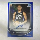 New Listing2025-26 Topps Bowman Chrome Autograph John Tonje RC Auto /150 #BCA-JE Jazz