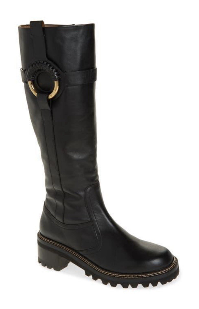 SAOLA Stivali al ginocchio See By Chloe Harness suola con lacci