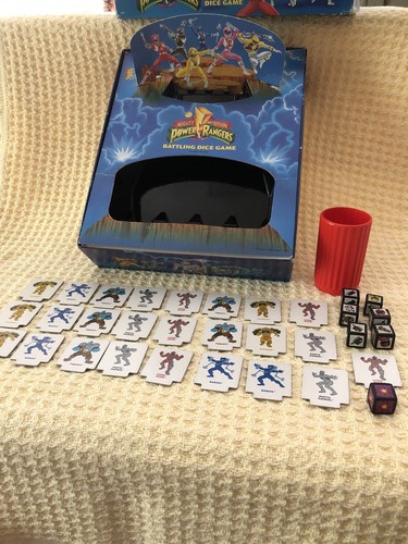 1994 Milton Bradley Saban's Mighty Morphin Power Rangers Battling Dice Game Rare - Picture 3 of 8